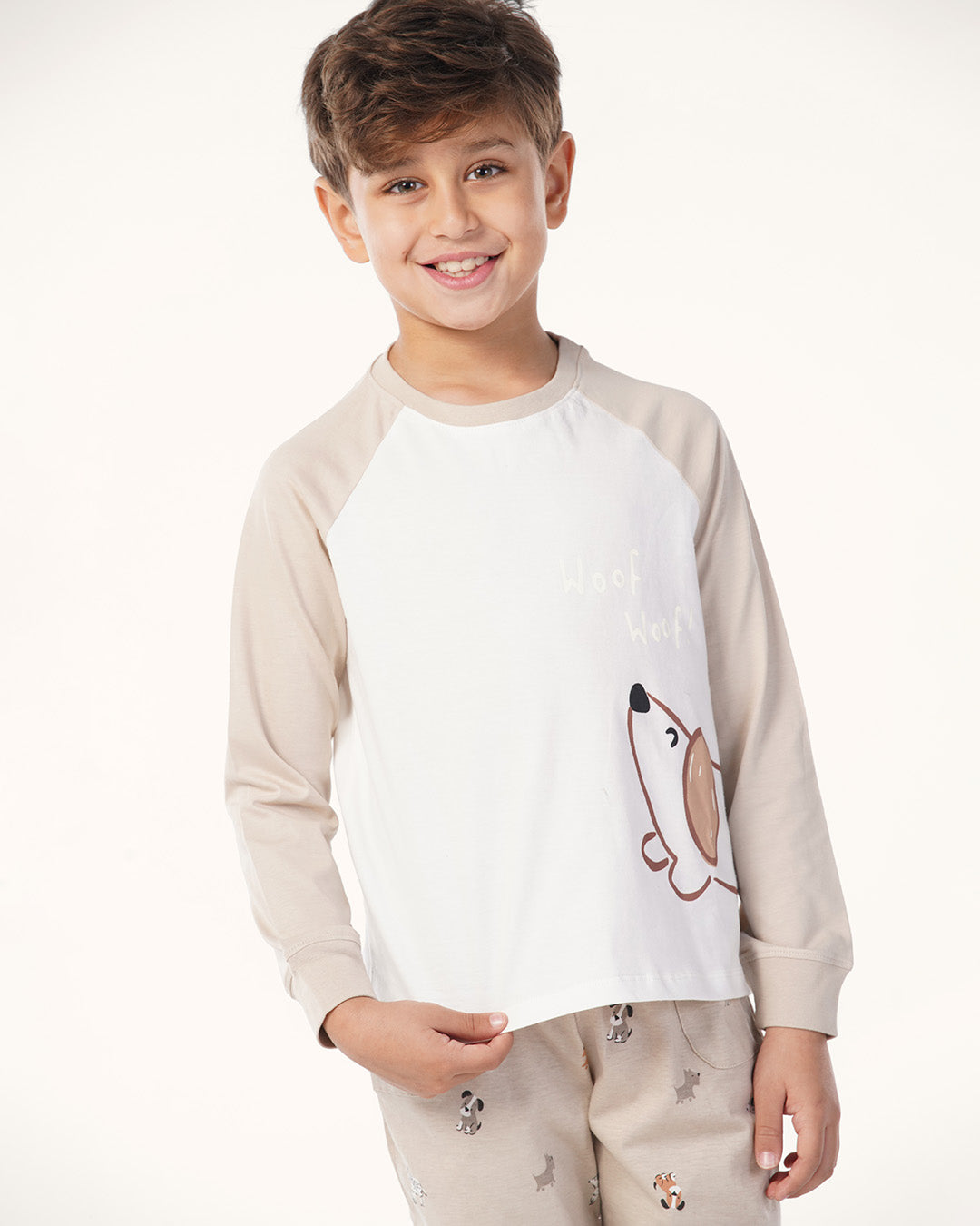 بيجاما بنطلون و توب  كًم رجلان طويل جراء صغيره