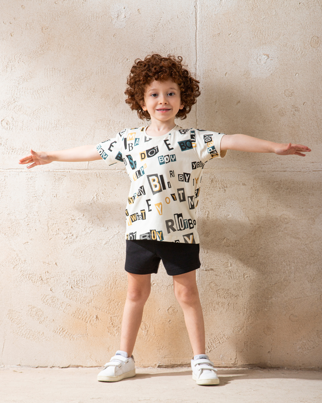 Full Cover بيجامه اولادي وسط مطبوع