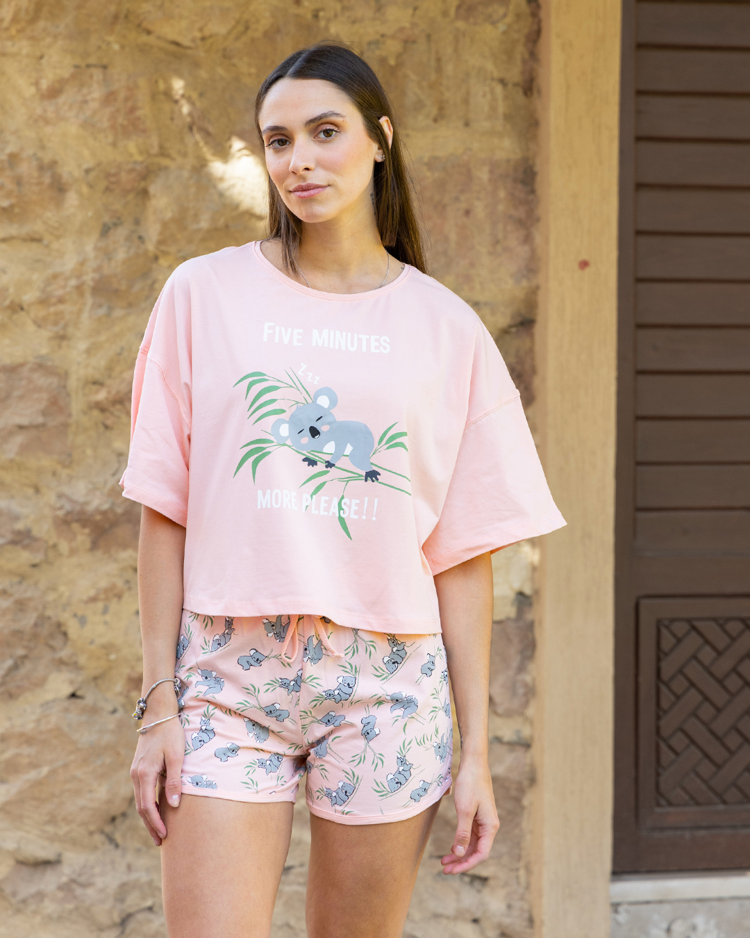 Women's pajamas over size koala