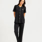 Women's Short Sleeve Pajama Set with Pants