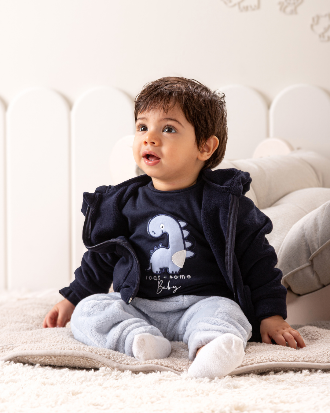 بيجاما 3 قطع الديناصور الصغير