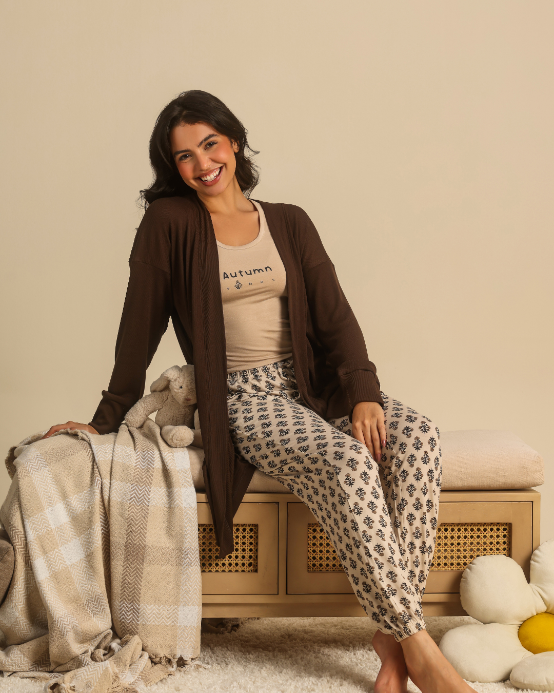It's Autumn Vibes in 3 pcs Women Pajama