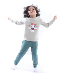 Winter Games Pajama boys T-shirt + printed pants