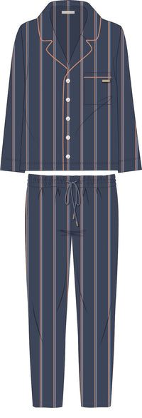 Fall stripes Men Classic Pajama