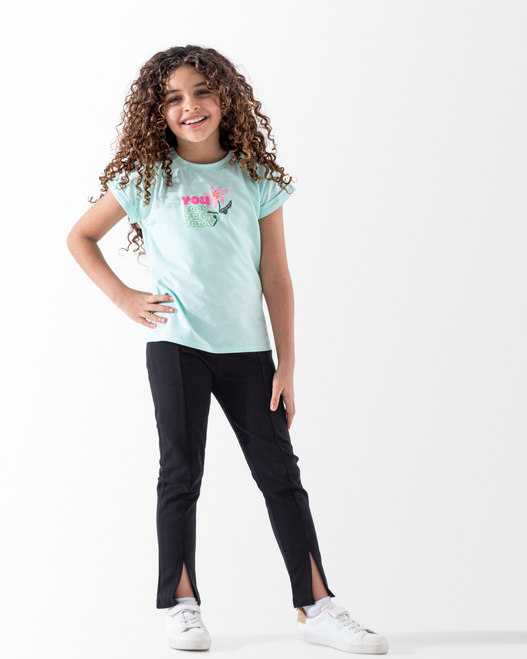 You look pretty today بيجاما بناتي