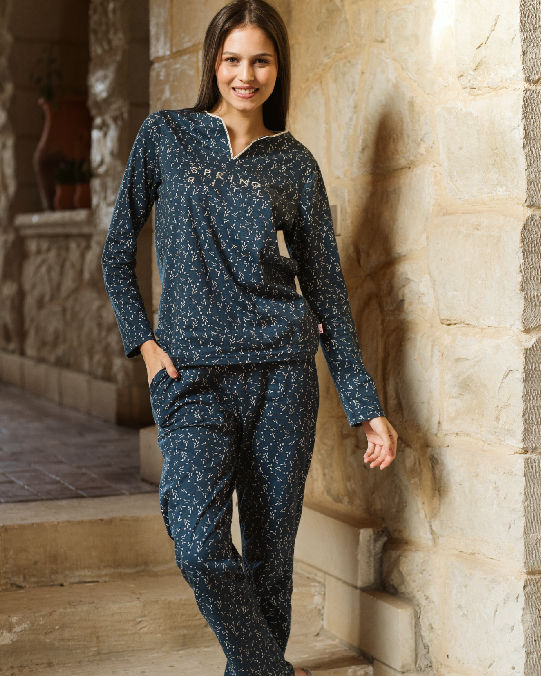 بيجاما حريمى بكم Women Pajama Spring Girl