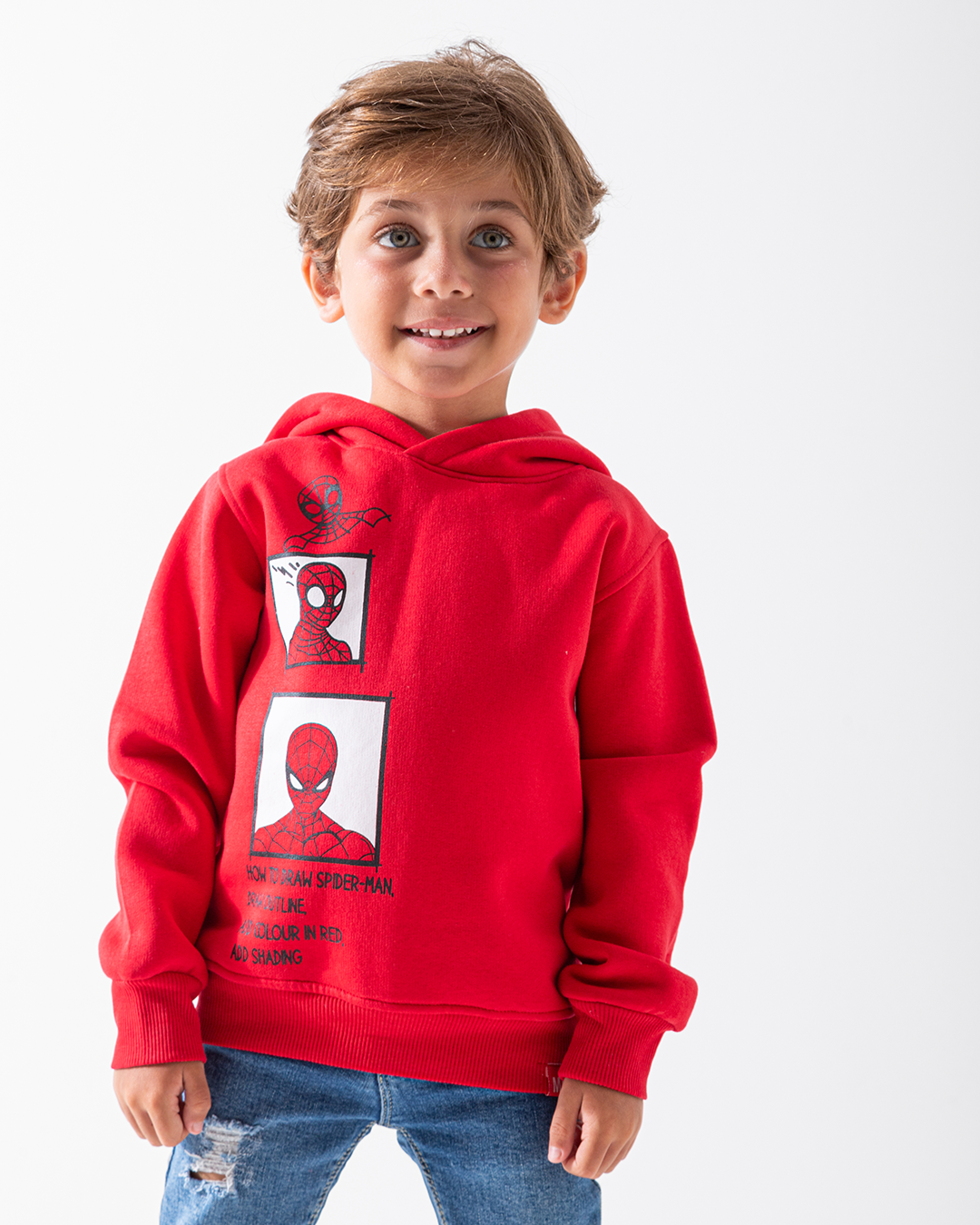MARVY Spider man red sweatshirt