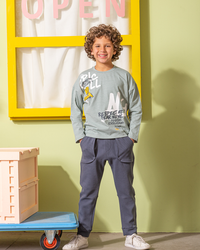 RESPECT FERA NON  بيجامة اولادي وسط خريفي