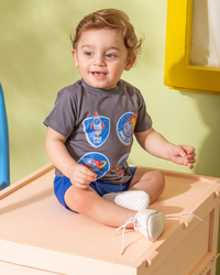 Space Explorer NB بيجامه اولادي بيبي