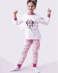 mini stars girls' pajamas nine top round interlock