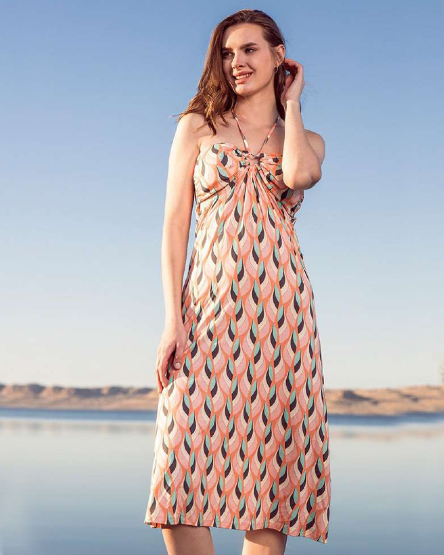 نايت شيرت حريمي كب برباط مطبوع