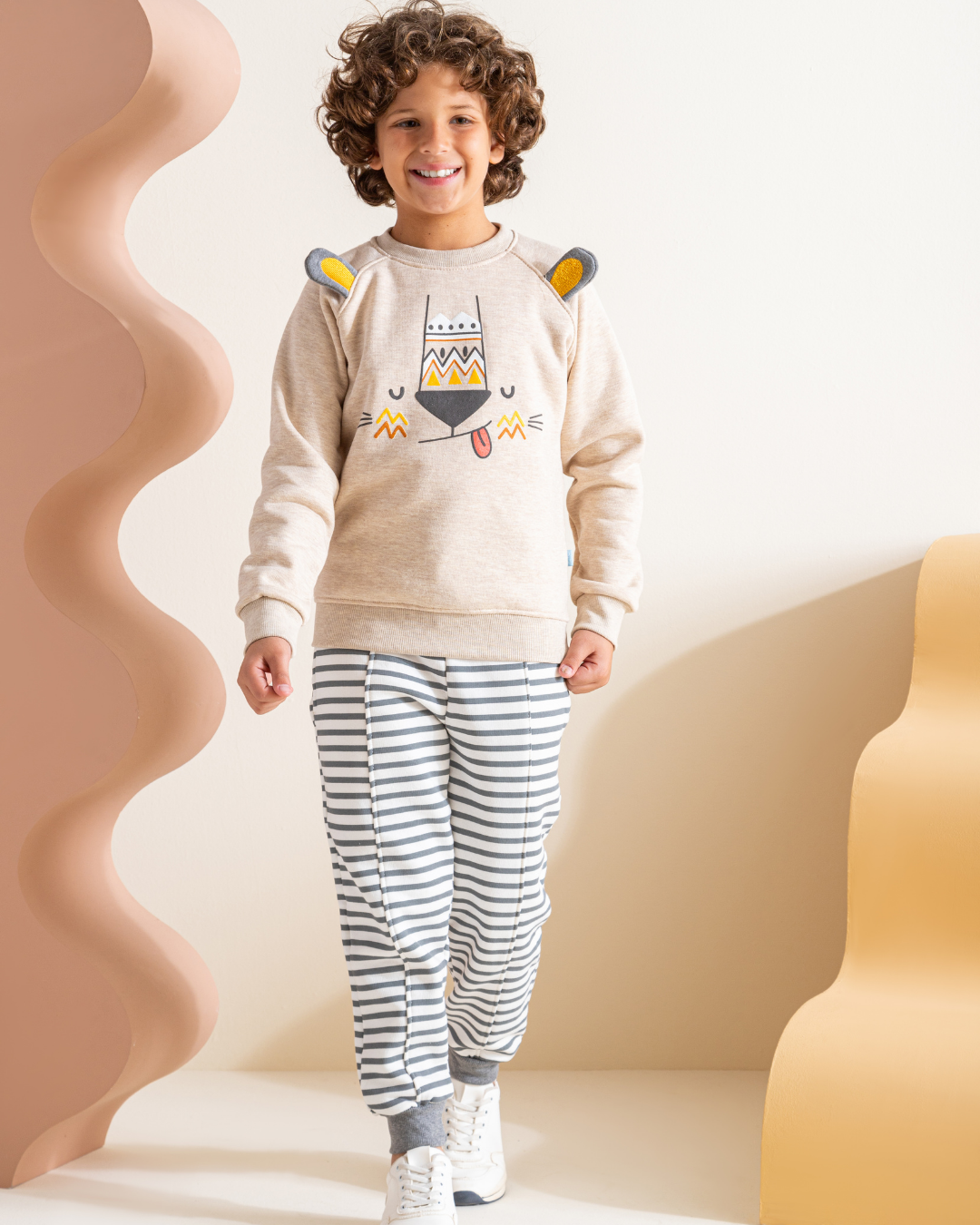 Lion Pajamas for my children, boys, Milton Stripe