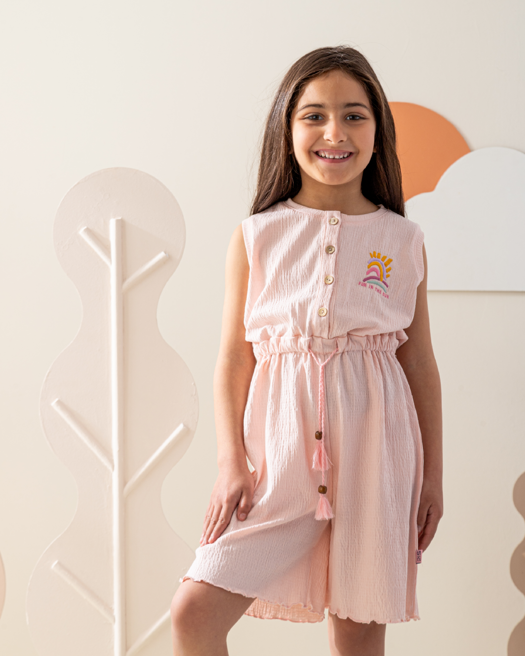 Fun in the sun  playsuit jacquard 