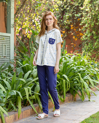 stars printed women's pajamas