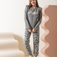 Wednesday Girls' long-sleeves pajamas cotton  * Summer Melton