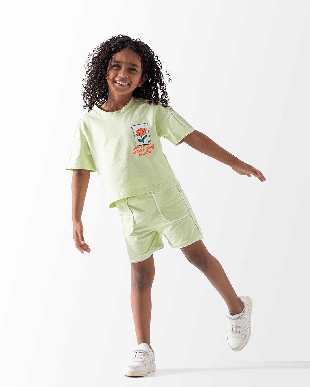 Girls' Kids Set Kind Person