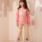 Oh happy day girls' sleeveless pajamas and colorful trousers