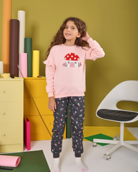 Girls' pajamas, Mushroom Jersey