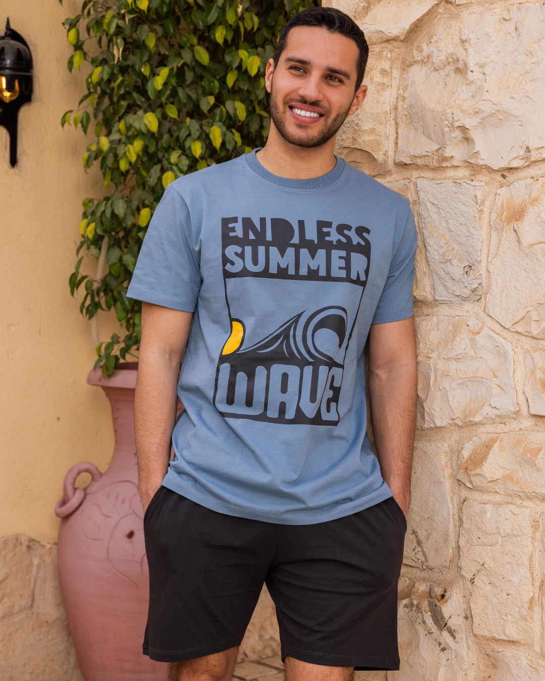 summer بيجاما رجالي نص كم و شورت