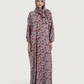 Printed Viscose Abaya 12