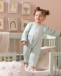 Rosie Bunny Printed Baby Romper