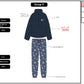 Women pajama set in floral night