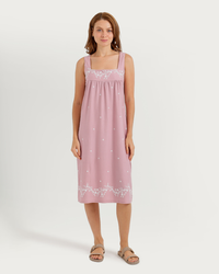 Women's Nightgown with Wide Straps