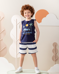 بيجاما كات و شورت جيرسى اهلا بالصيف