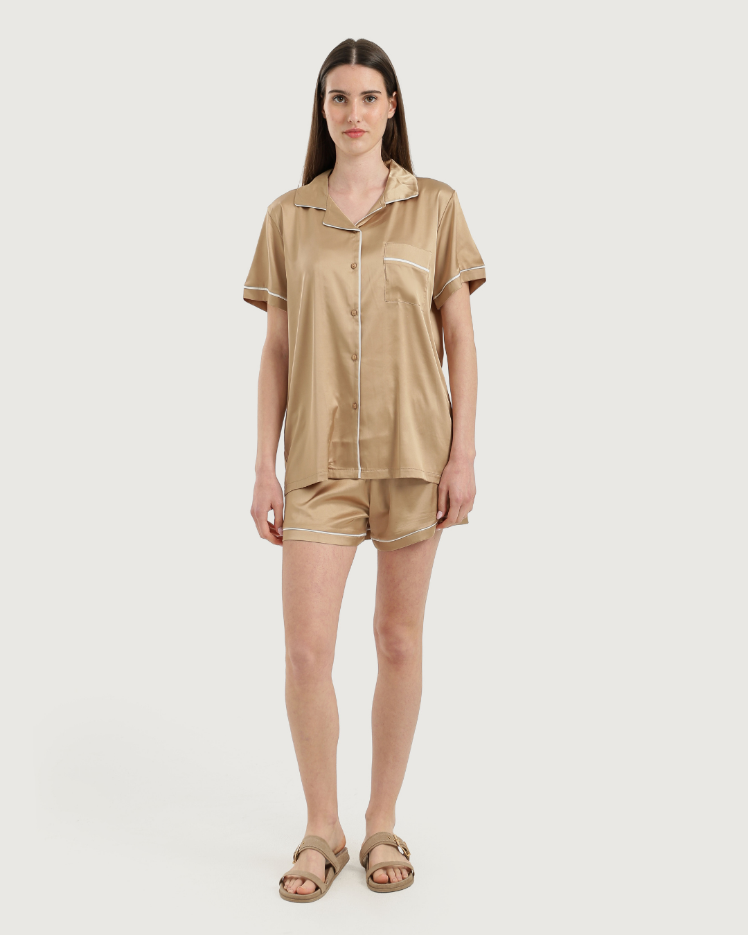 Women's half-sleeved pajama with shorts