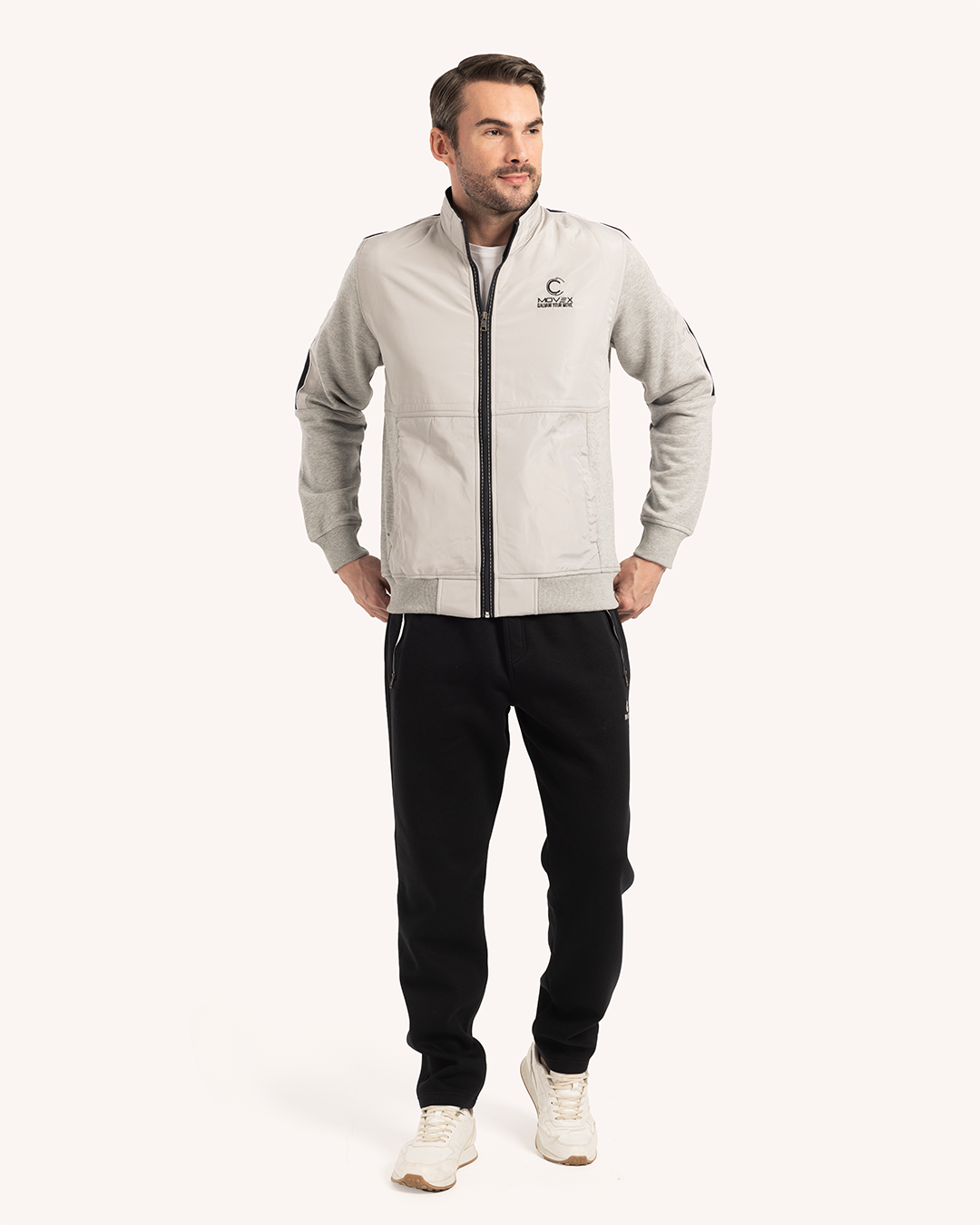 ترينج رجالى ياقة سوستة