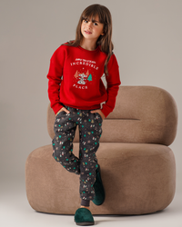 Happy Winter بيجاما بناتي جرسونيه