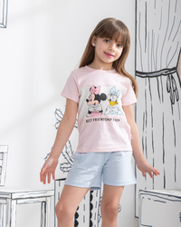 Best Friendship Ever Girls' half sleeve pajamas