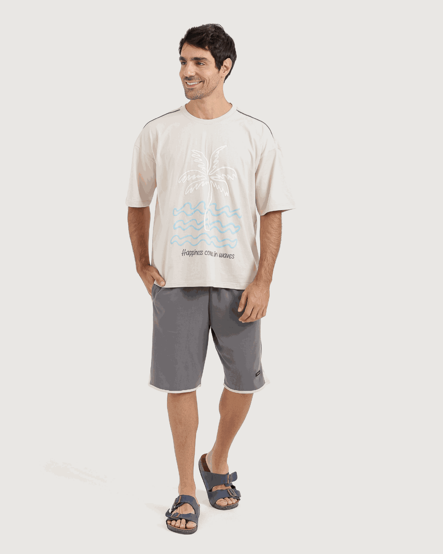 Men's Pajama Happiness Comes in Waves