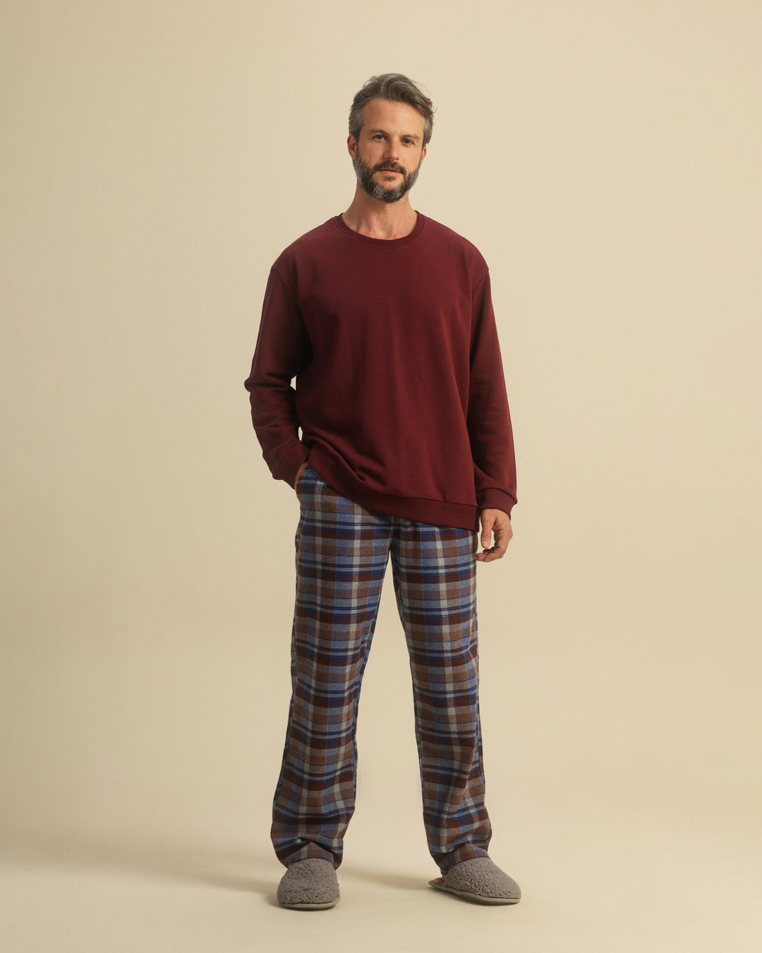 Moody plaid Pajama set