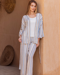 Pajamah women with 3 pieces of trousers