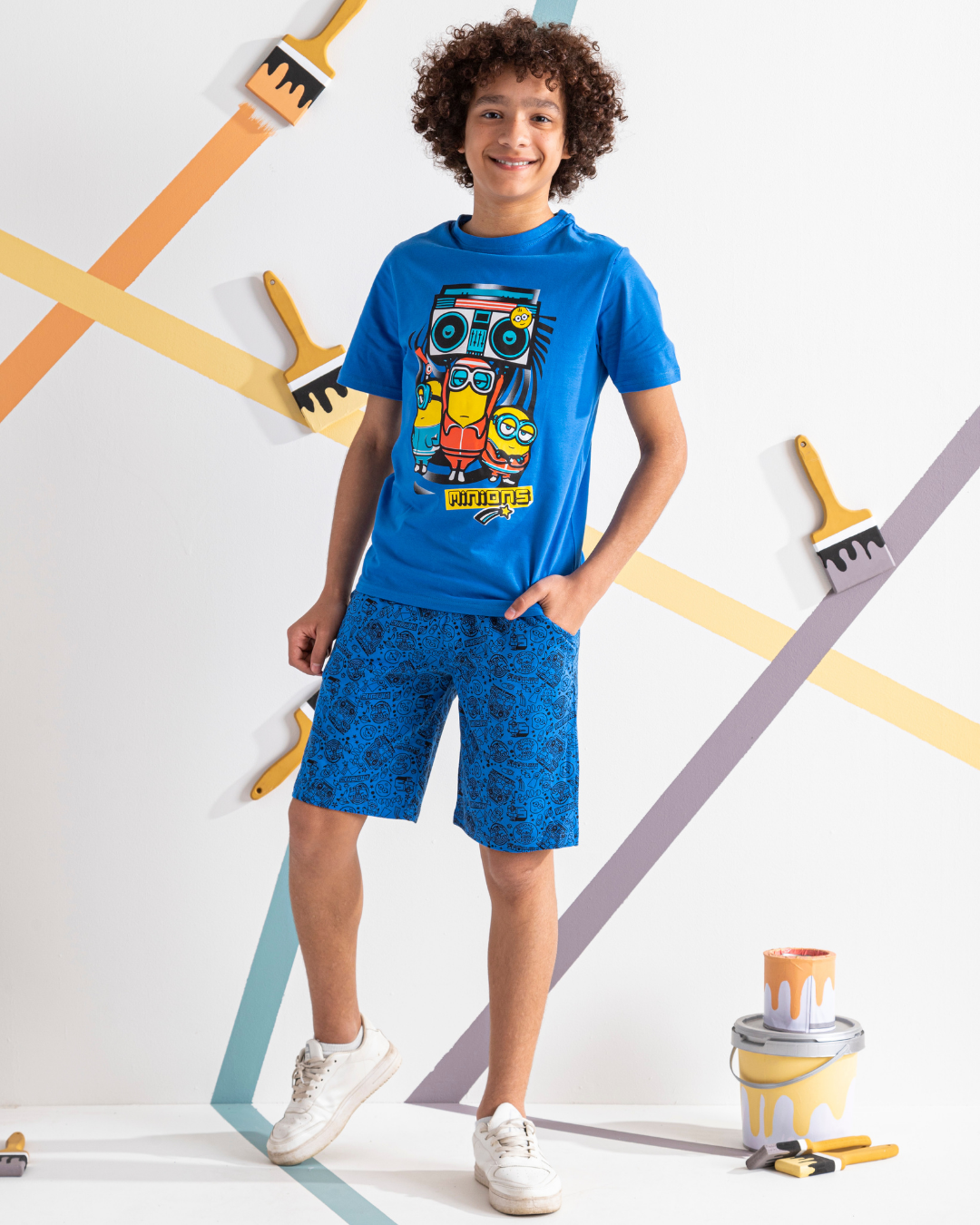 Minionsبيجامه اولادي شورت