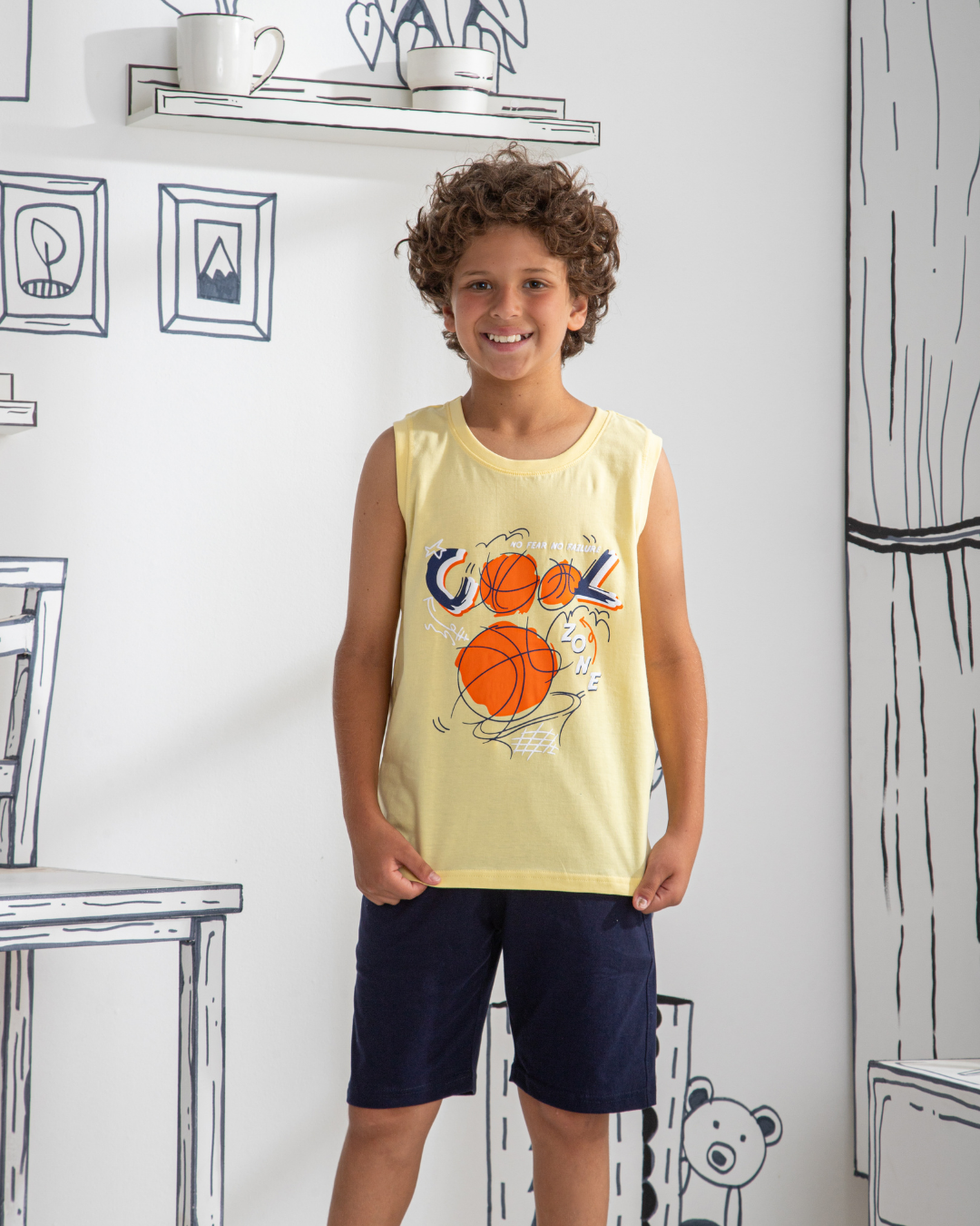 Cool Zone بيجامه اولادي طباعة