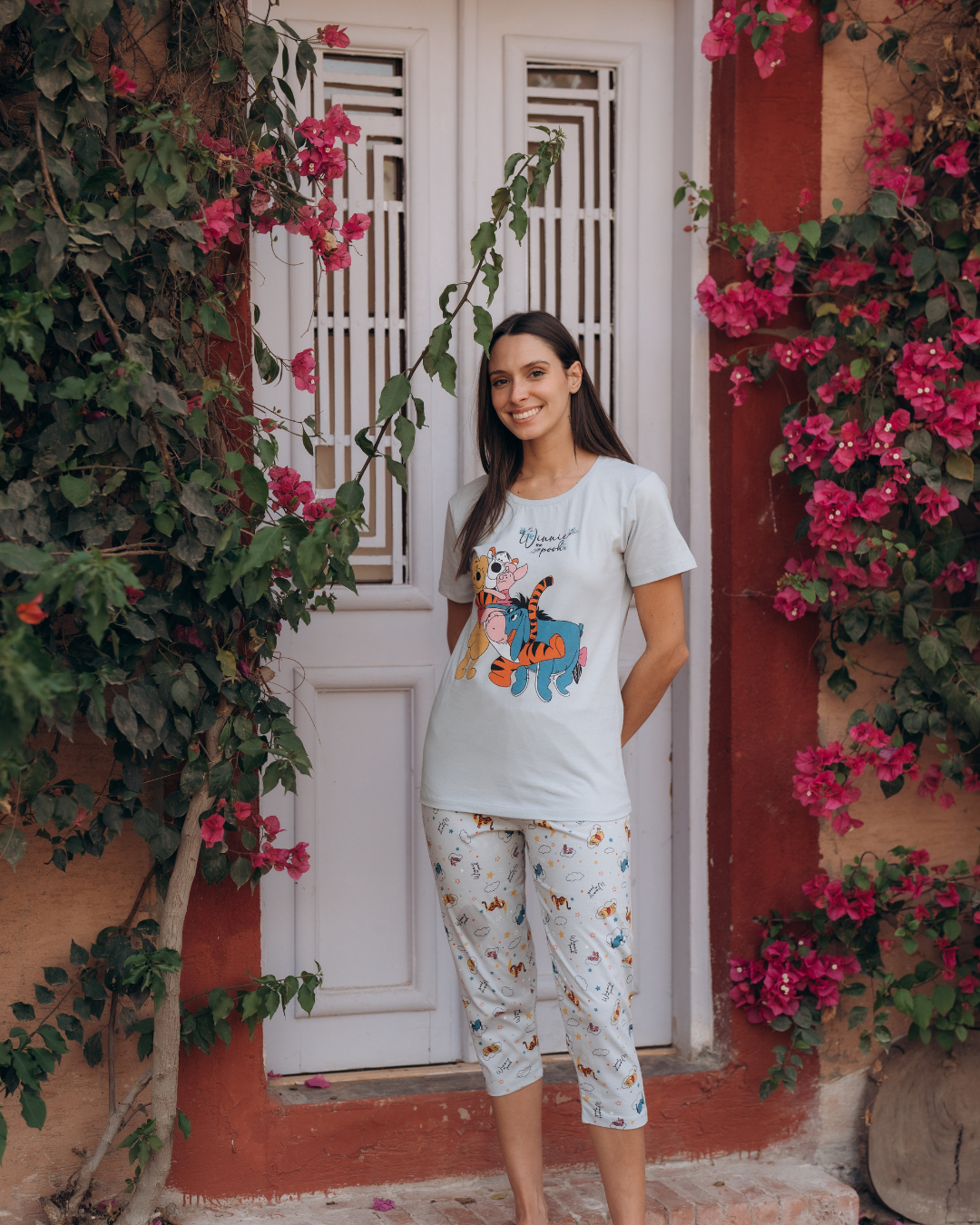 Booh بيجامه حريمي تيشرت نص كم وبنتاكور بووه