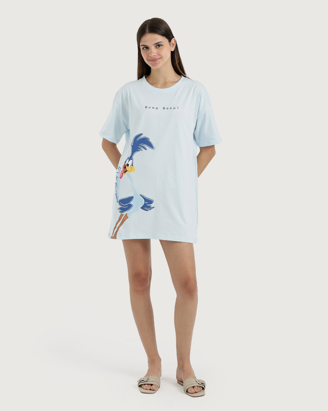 Oversized Women's Nightshirt with Fun Print