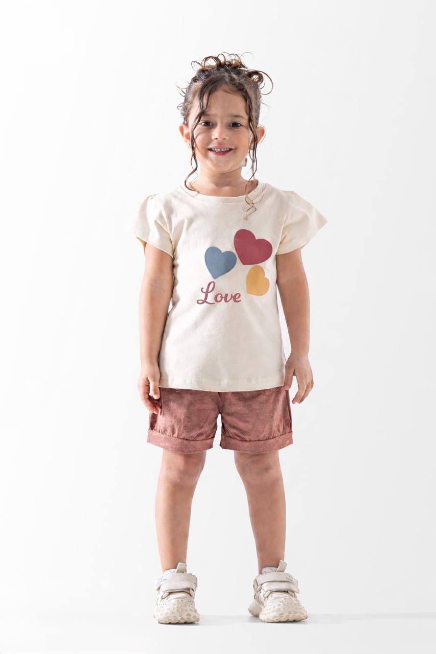 Hearts طقم بيبى بناتى