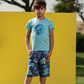 Sea Calling Boys' Pajama Set Half Sleeve with Shorts