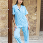 Women's classic pajamas with butterflies print pants
