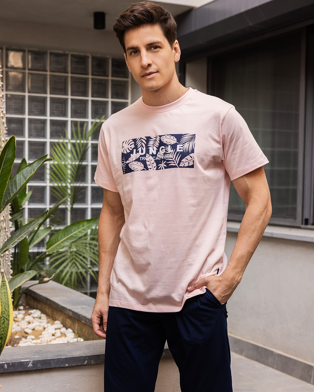 Pentacore Jungle men's pajamas with half sleeves