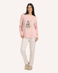 happy winter women's snowman pajamas