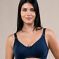 Cotton bra with stitched cups - LUXXA