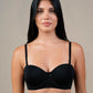 Clear Strap Microfiber Bra - Cup B
