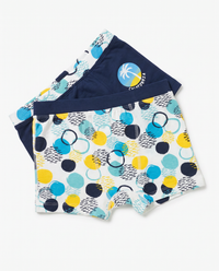 Boxer colors and printed wide elastic