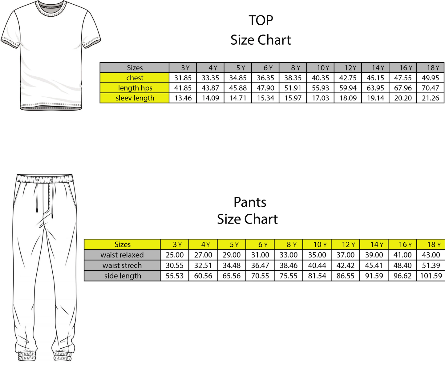 Forest frinds Pajama boys T-shirt + printed pants