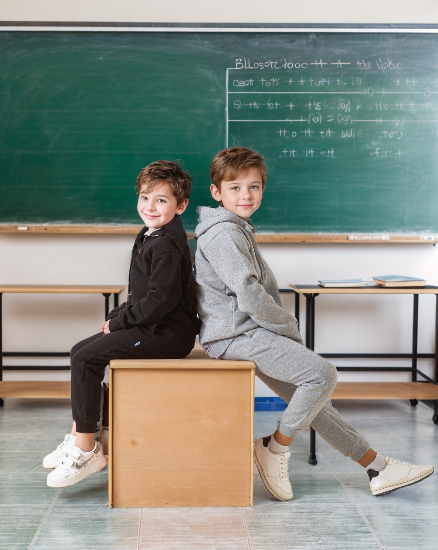 سويت شيرت بسوستة وكابشون تو اس