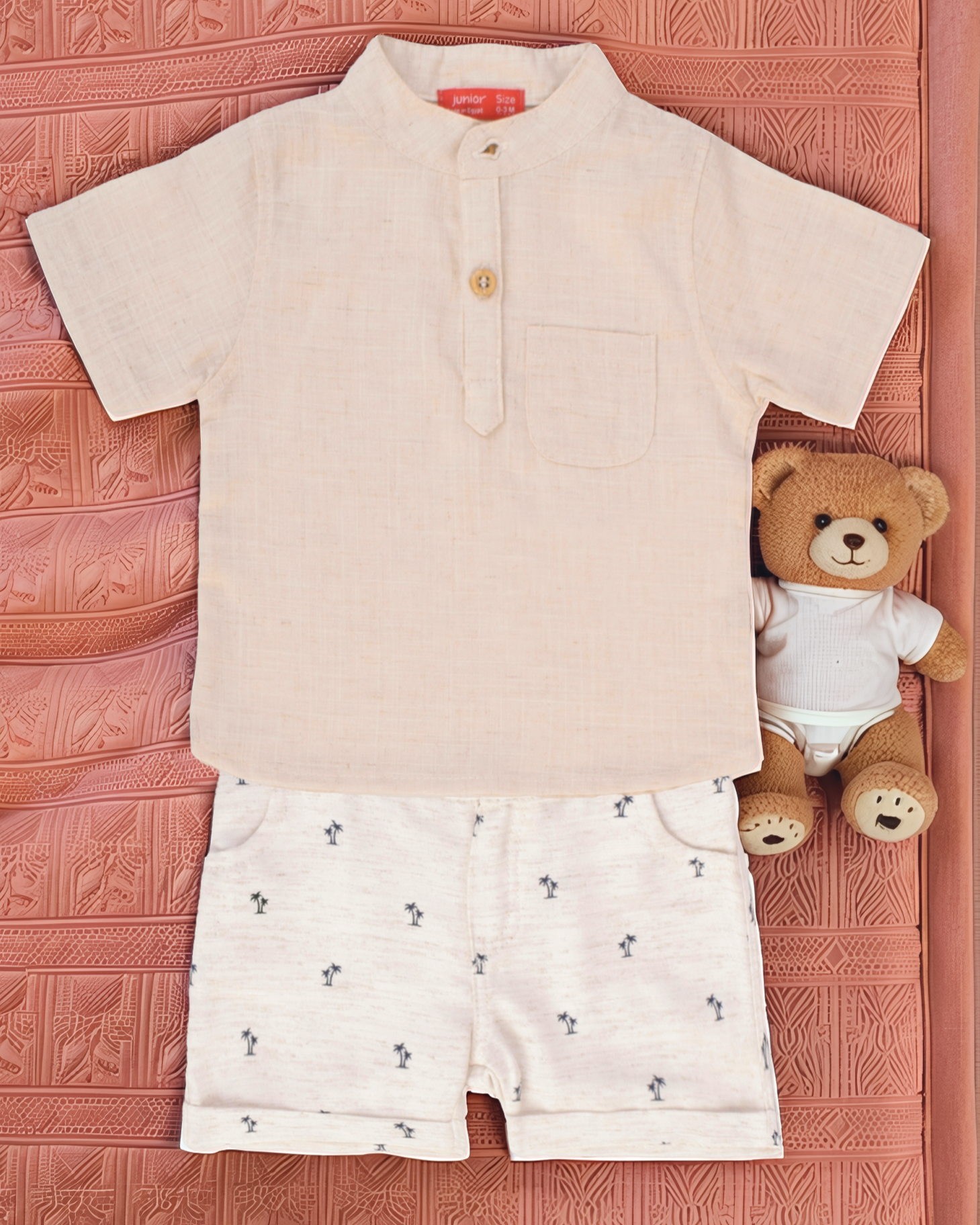 Aloha بيجاما اولادي تيشرت و شورت مطبوع